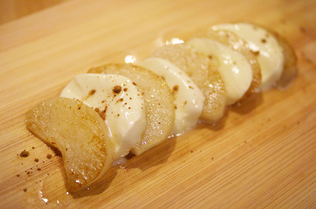 梨モッツァレラ